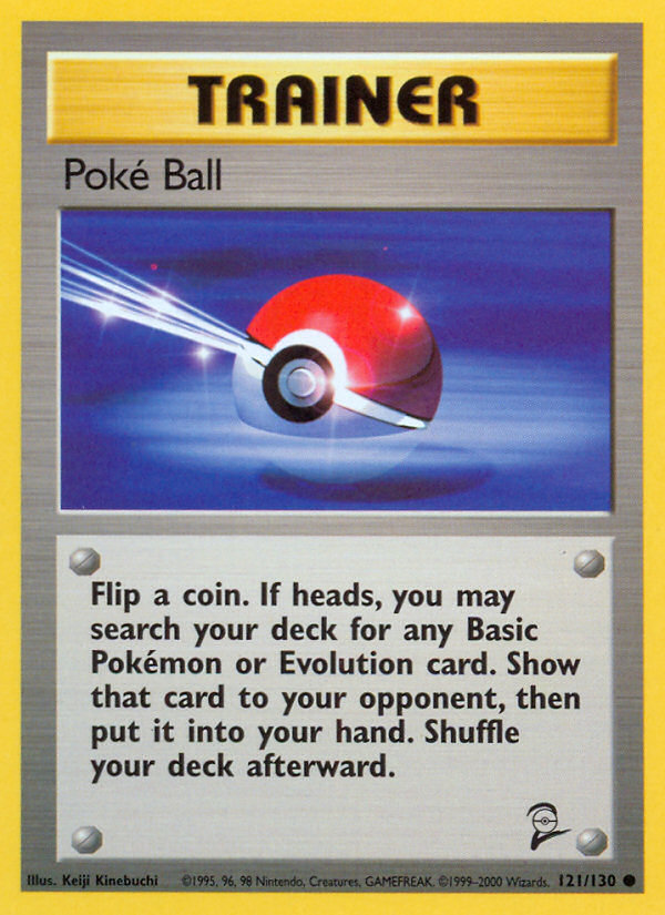 Poke Ball (121/130) [Base Set 2] | Local Legends