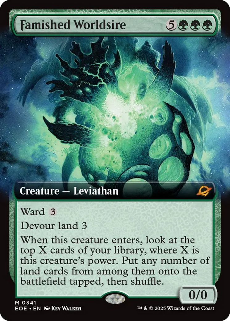 Famished Worldsire (Extended Art) [Edge of Eternities] | Local Legends