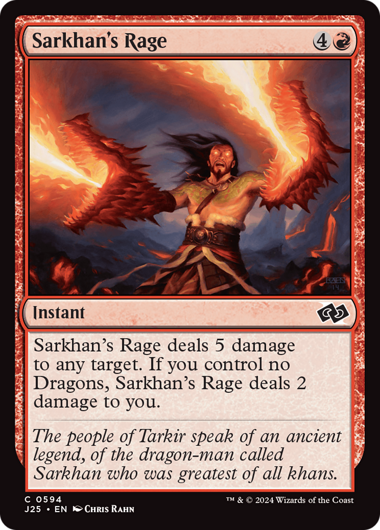 Sarkhan's Rage [Foundations Jumpstart] | Local Legends