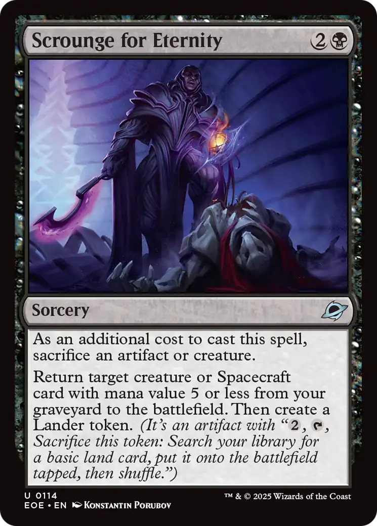 Scrounge for Eternity [Edge of Eternities] | Local Legends