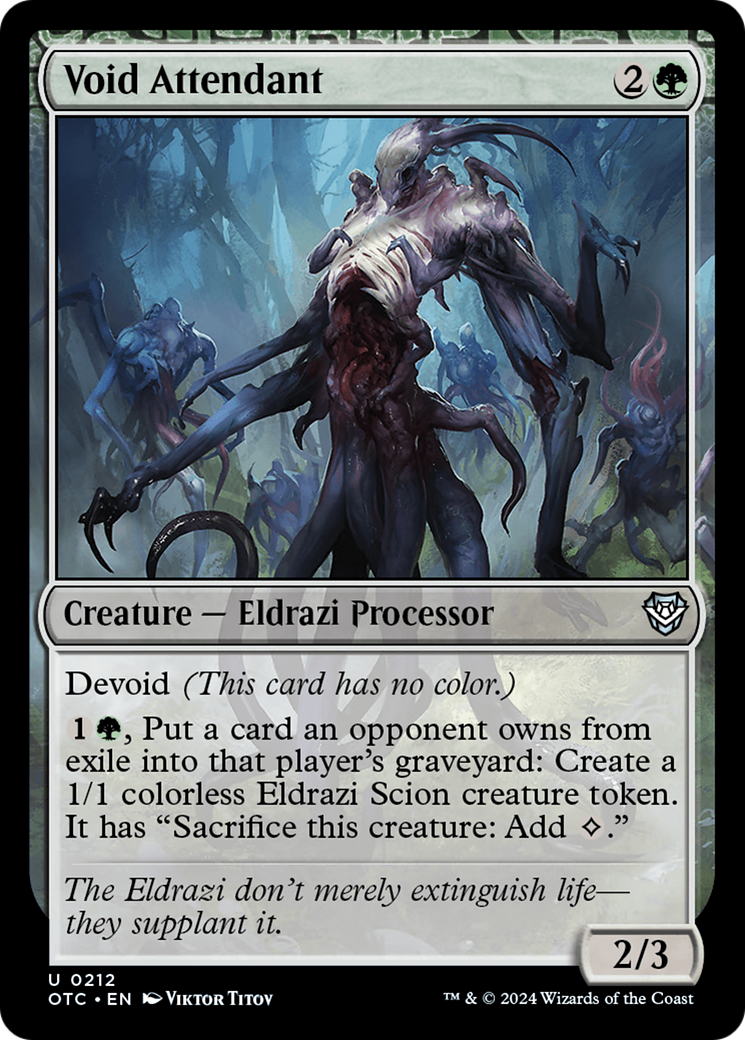 Void Attendant [Outlaws of Thunder Junction Commander] | Local Legends