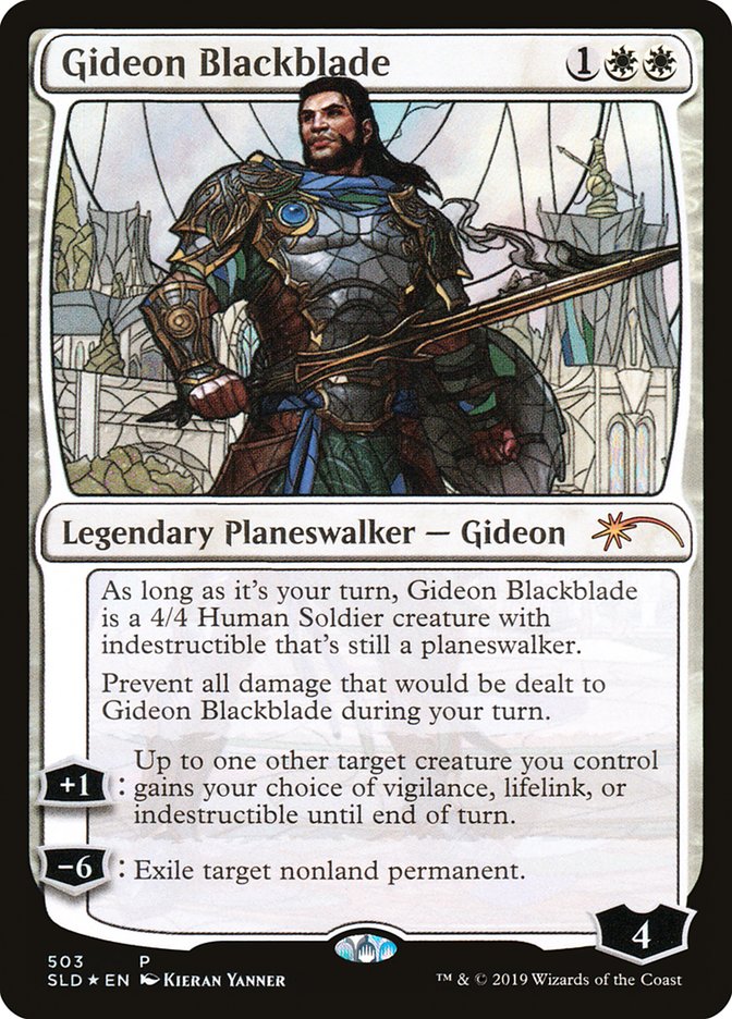 Gideon Blackblade (Stained Glass) [Secret Lair Drop Promos] | Local Legends