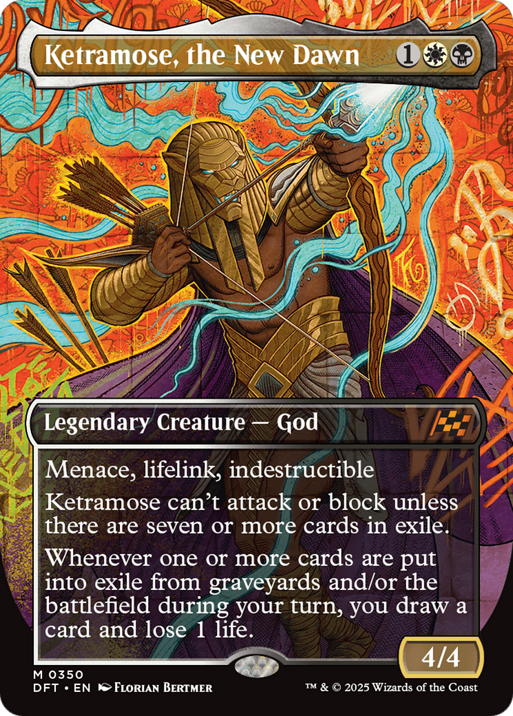 Ketramose, the New Dawn (Borderless) [Aetherdrift] | Local Legends