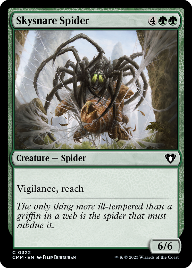 Skysnare Spider [Commander Masters] | Golgari Games