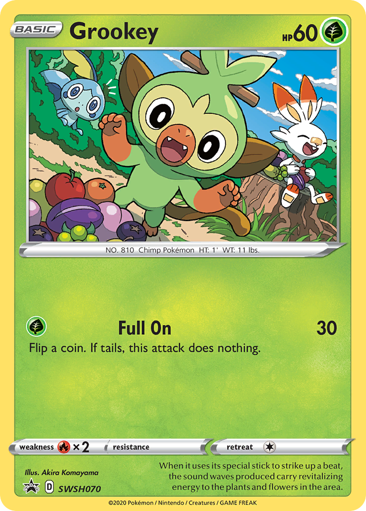 Grookey (SWSH070) [Sword & Shield: Black Star Promos] | Local Legends
