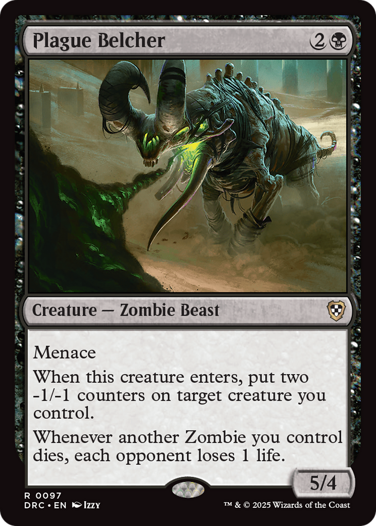 Plague Belcher [Aetherdrift Commander] | Local Legends
