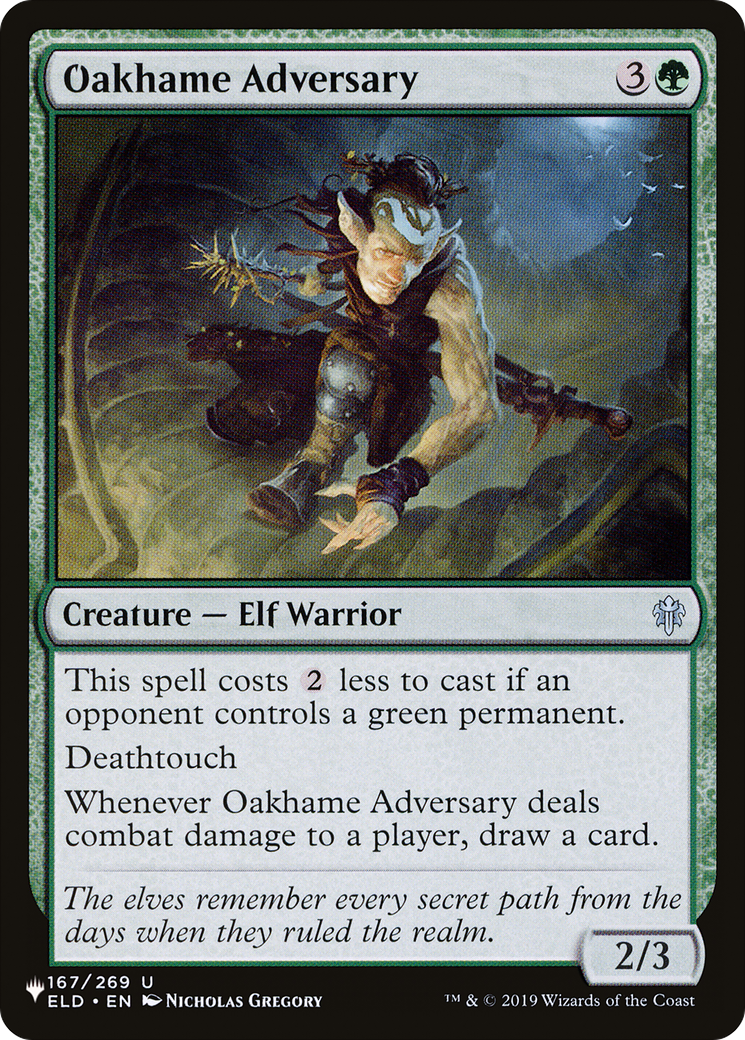 Oakhame Adversary [The List] | Local Legends