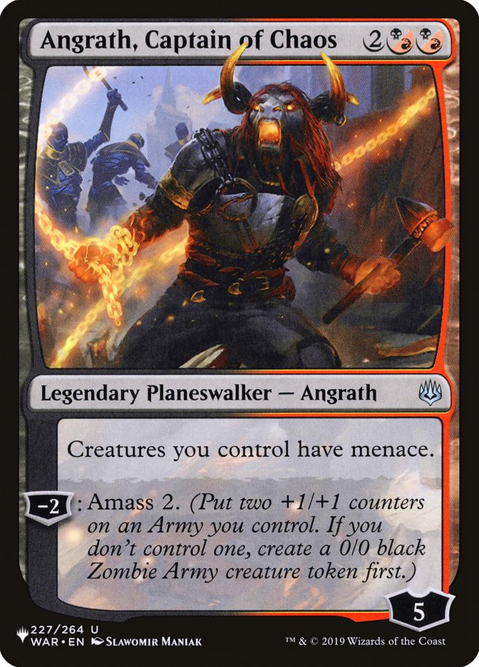 Angrath, Captain of Chaos [The List] | Golgari Games