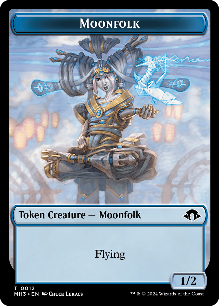 Moonfolk Token [Modern Horizons 3 Tokens] | Local Legends