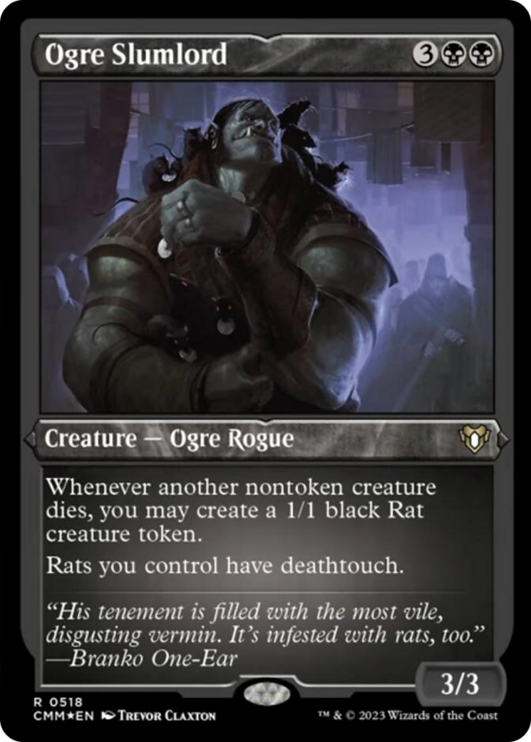 Ogre Slumlord (Foil Etched) [Commander Masters] | Golgari Games