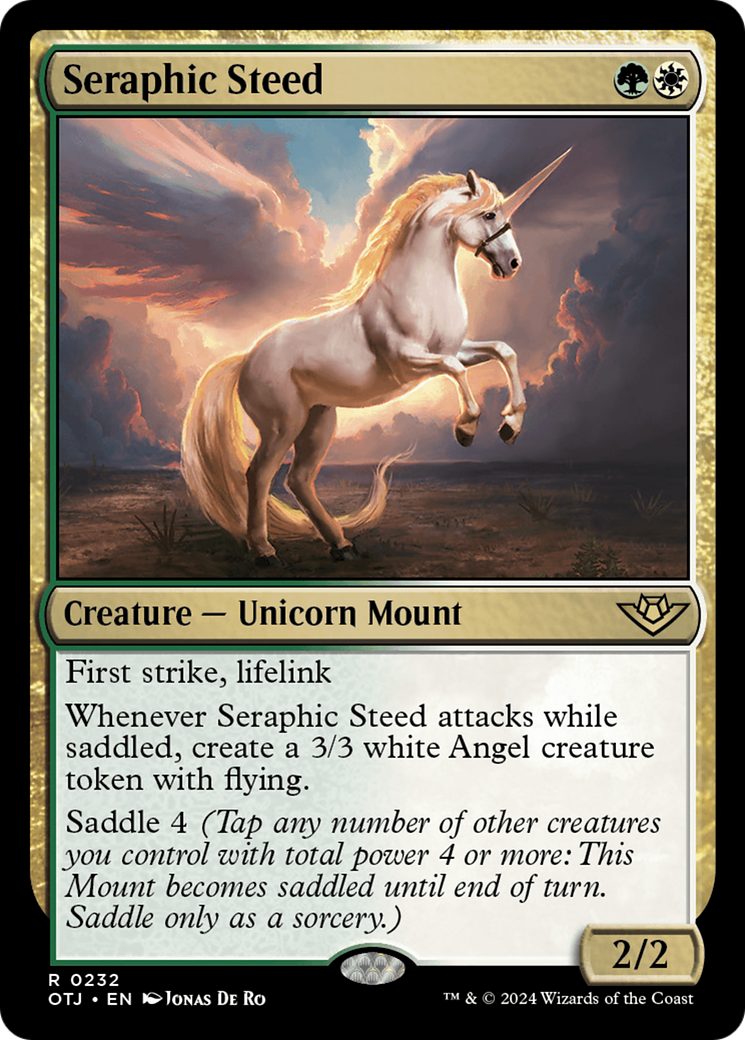 Seraphic Steed [Outlaws of Thunder Junction] | Golgari Games