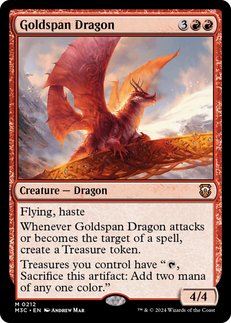 Goldspan Dragon [Modern Horizons 3 Commander] | Local Legends