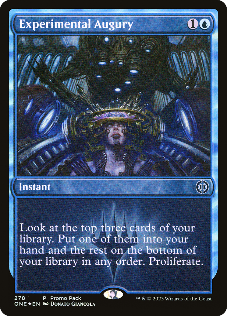 Experimental Augury (Promo Pack) [Phyrexia: All Will Be One Promos] | Local Legends