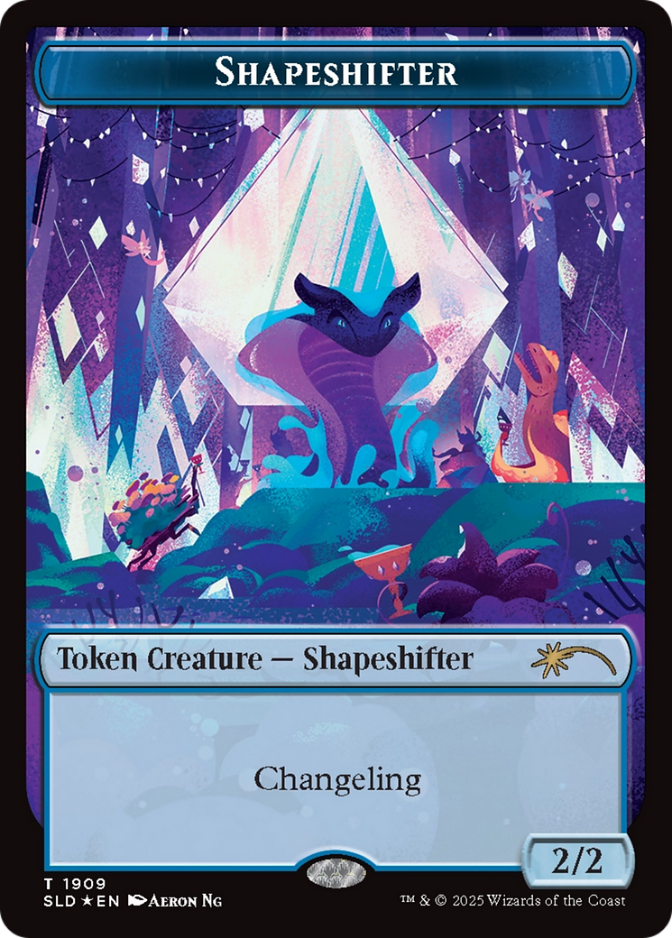 Shapeshifter Token (1909) (Double Rainbow Foil) [Secret Lair Drop Series] | Local Legends