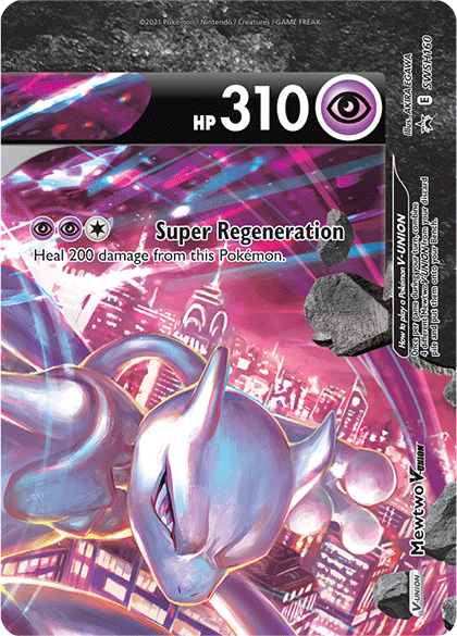 Mewtwo V-Union (SWSH160) [Sword & Shield: Black Star Promos] | Local Legends