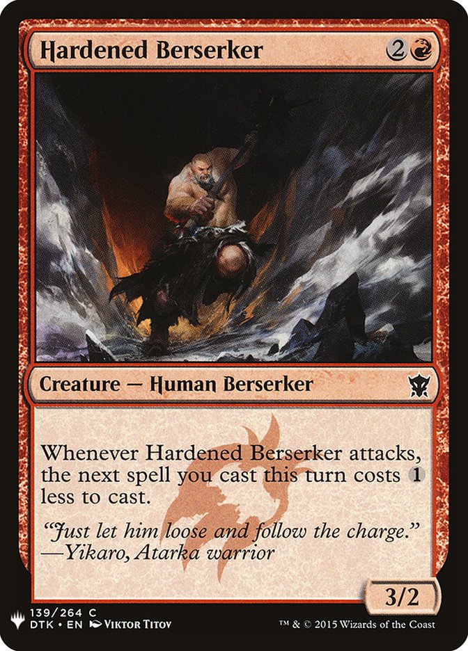 Hardened Berserker [Mystery Booster] | Golgari Games