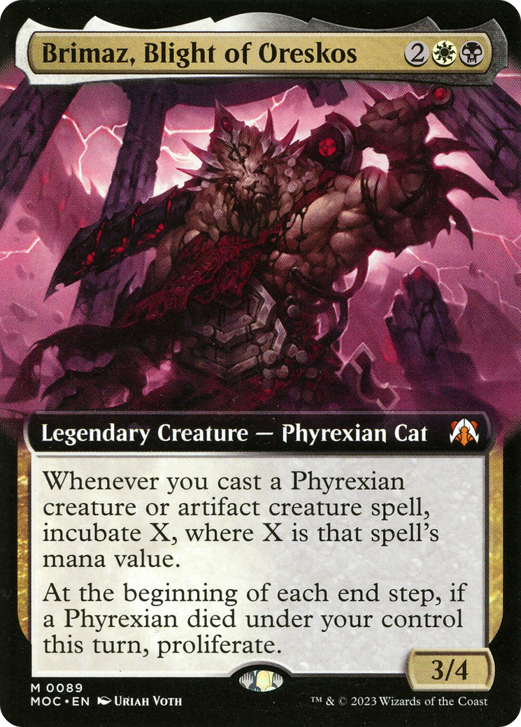 Brimaz, Blight of Oreskos (Extended Art) [March of the Machine Commander] | Local Legends