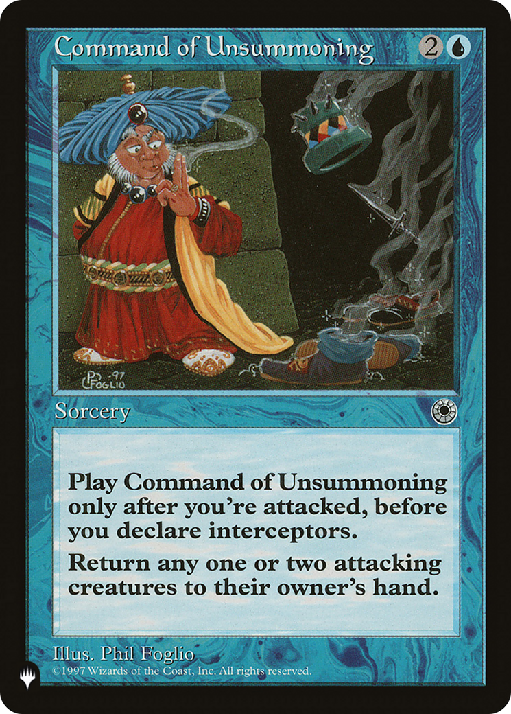 Command of Unsummoning [The List] | Local Legends
