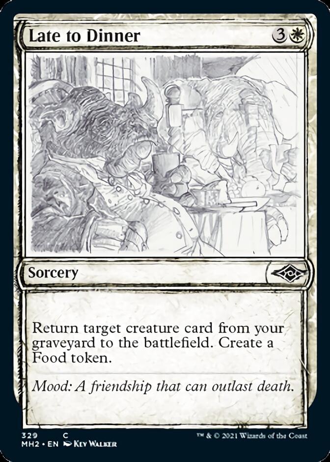 Late to Dinner (Sketch) [Modern Horizons 2] | Golgari Games