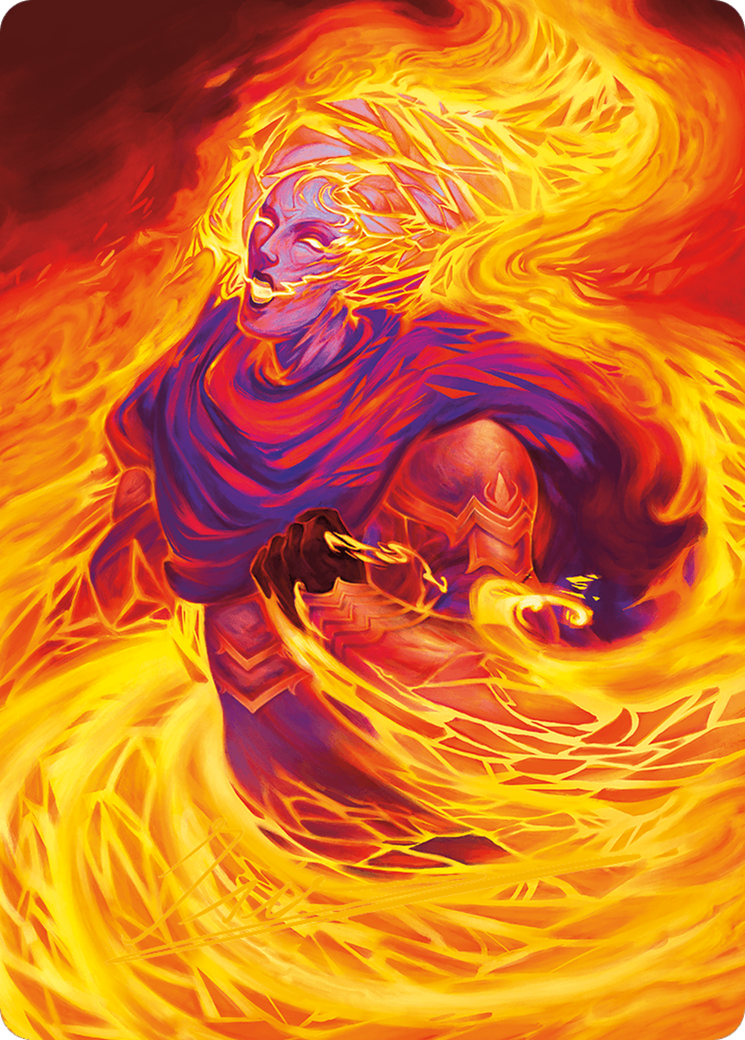 Flare of Duplication Art Card (Gold-Stamped Signature) [Modern Horizons 3 Art Series] | Local Legends