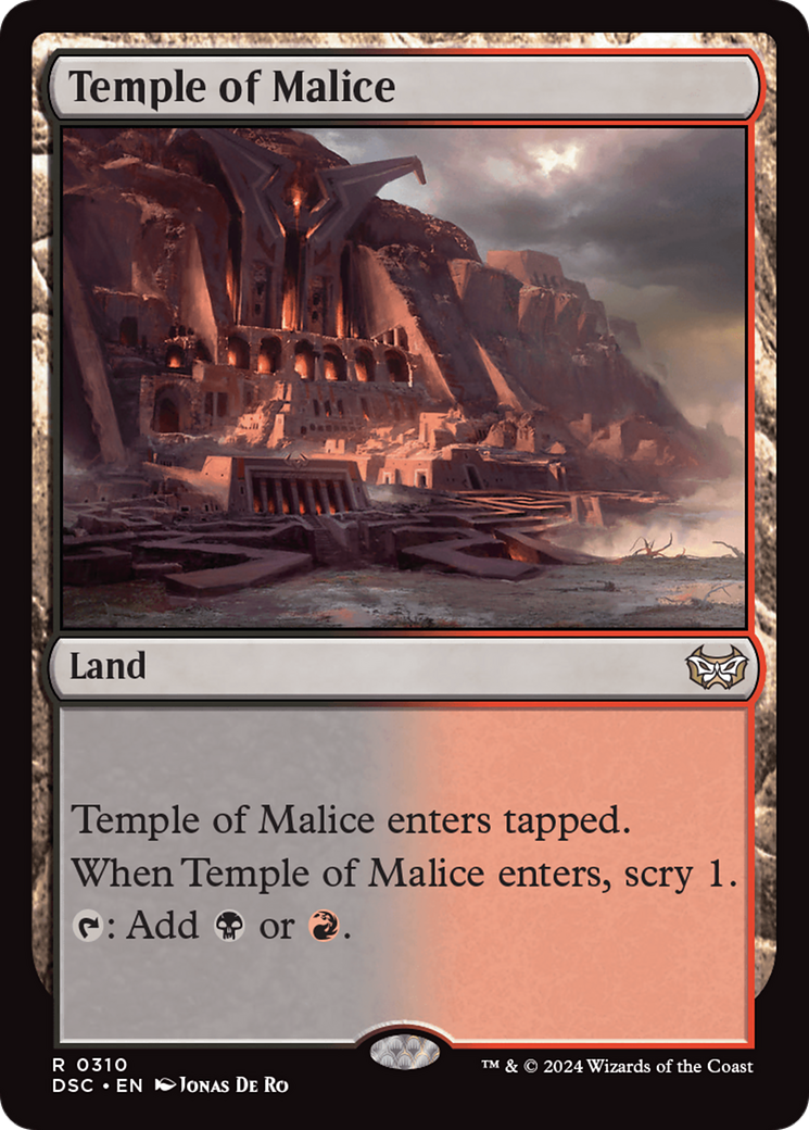 Temple of Malice [Duskmourn: House of Horror Commander] | Local Legends