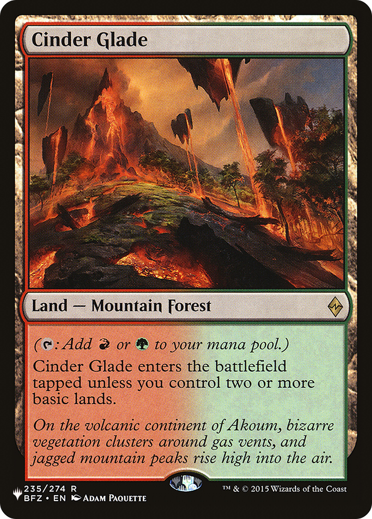 Cinder Glade [The List] | Local Legends