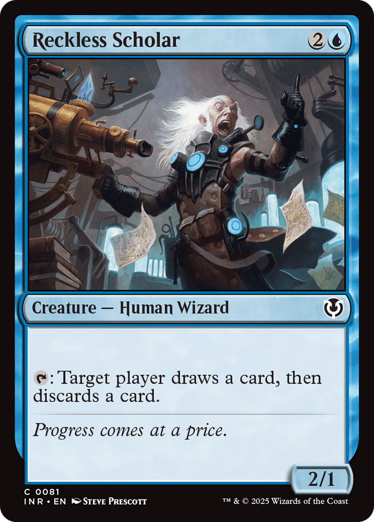 Reckless Scholar [Innistrad Remastered] | Local Legends