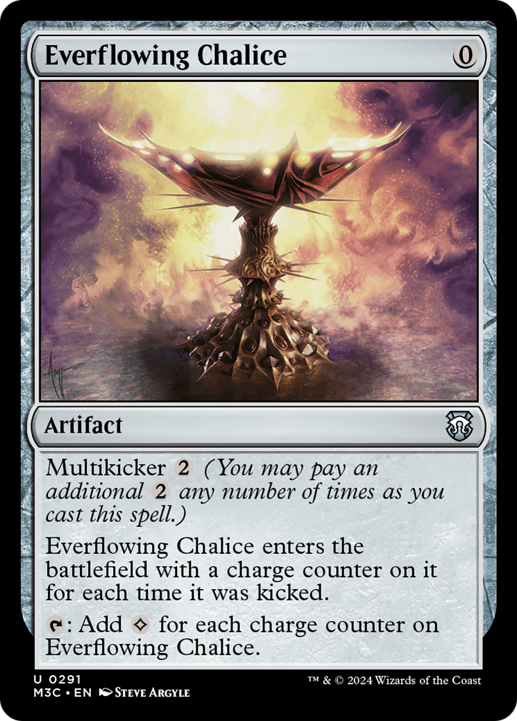 Everflowing Chalice (Ripple Foil) [Modern Horizons 3 Commander] | Local Legends