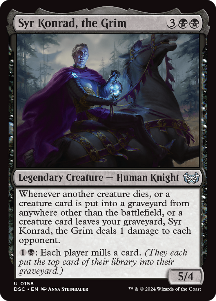 Syr Konrad, the Grim [Duskmourn: House of Horror Commander] | Local Legends