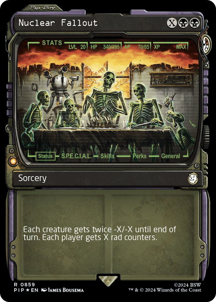 Nuclear Fallout (Showcase) (Surge Foil) [Fallout] | Local Legends