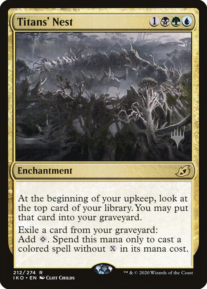 Titans' Nest (Promo Pack) [Ikoria: Lair of Behemoths Promos] | Local Legends