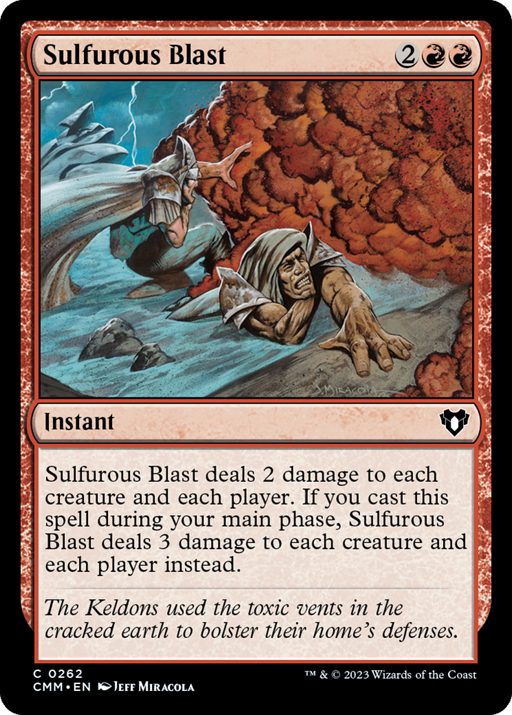 Sulfurous Blast [Commander Masters] | Local Legends