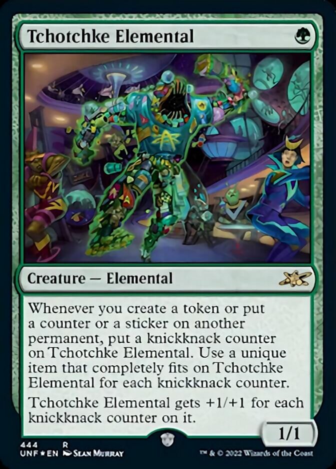 Tchotchke Elemental (Galaxy Foil) [Unfinity] | Golgari Games