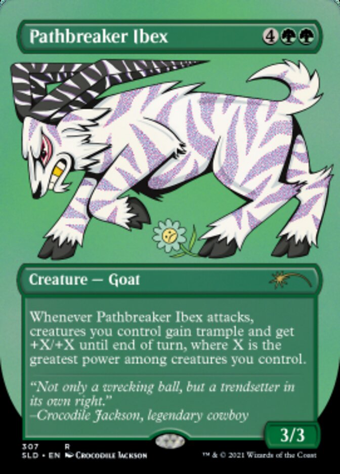 Pathbreaker Ibex (Borderless) (Foil Etched) [Secret Lair Drop Series] | Local Legends