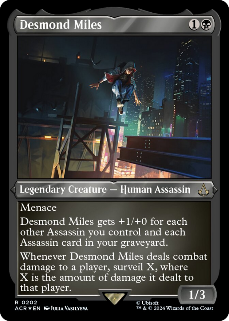 Desmond Miles (Foil Etched) [Assassin's Creed] | Local Legends