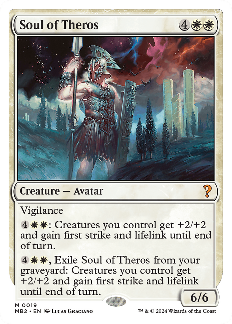 Soul of Theros (White Border) [Mystery Booster 2] | Local Legends