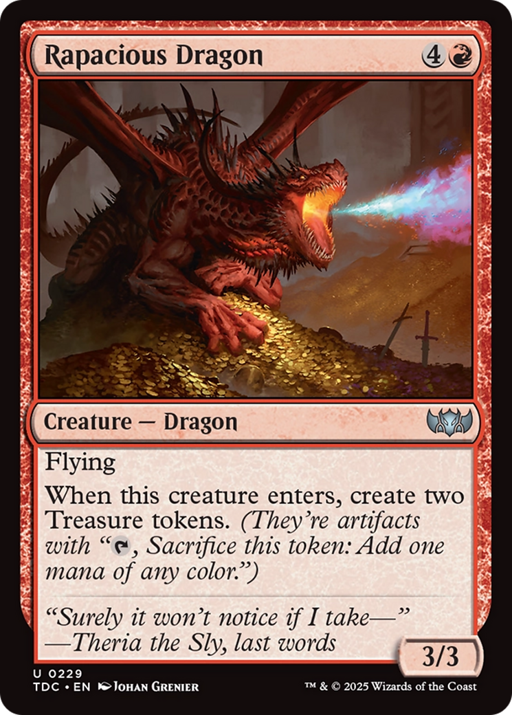 Rapacious Dragon [Tarkir: Dragonstorm Commander] | Local Legends