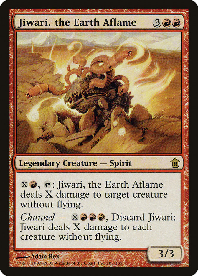 Jiwari, the Earth Aflame [Saviors of Kamigawa] | Golgari Games