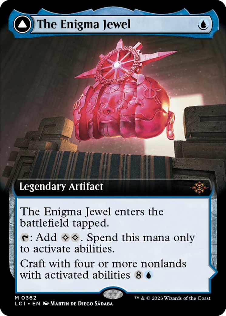 The Enigma Jewel // Locus of Enlightenment (Extended Art) [The Lost Caverns of Ixalan] | Golgari Games