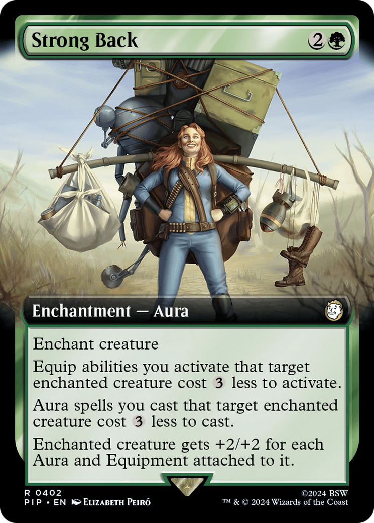 Strong Back (Extended Art) (Surge Foil) [Fallout] | Local Legends