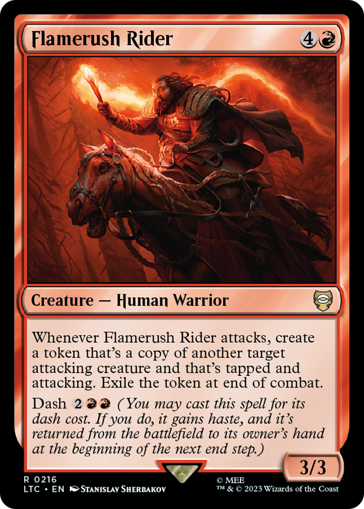 Flamerush Rider [The Lord of the Rings: Tales of Middle-Earth Commander] | Local Legends
