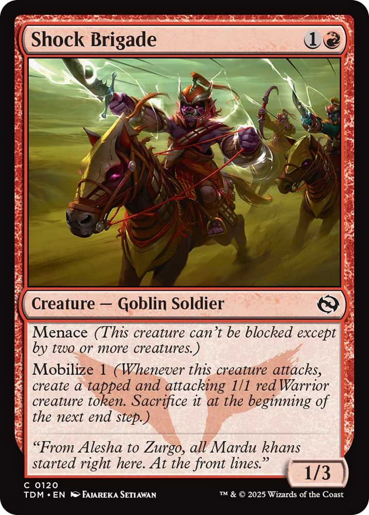 Shock Brigade [Tarkir: Dragonstorm] | Local Legends