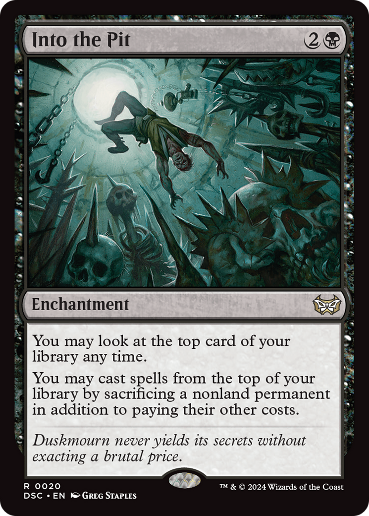 Into the Pit [Duskmourn: House of Horror Commander] | Local Legends