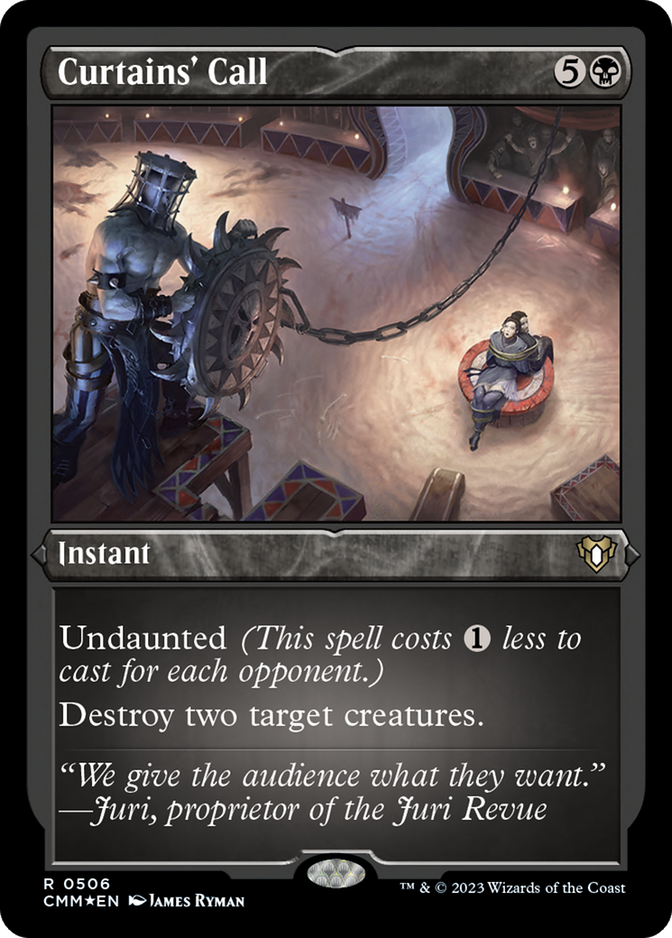 Curtains' Call (Foil Etched) [Commander Masters] | Local Legends
