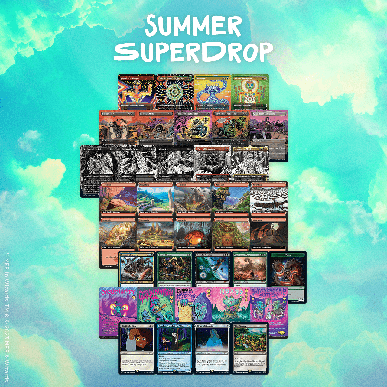 Secret Lair: Drop Series - Tearing Up A Sick Tube of Non-Foils Bundle | Local Legends