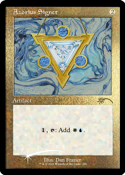 Azorius Signet (Retro) (Foil Etched) [Secret Lair Drop Series] | Local Legends