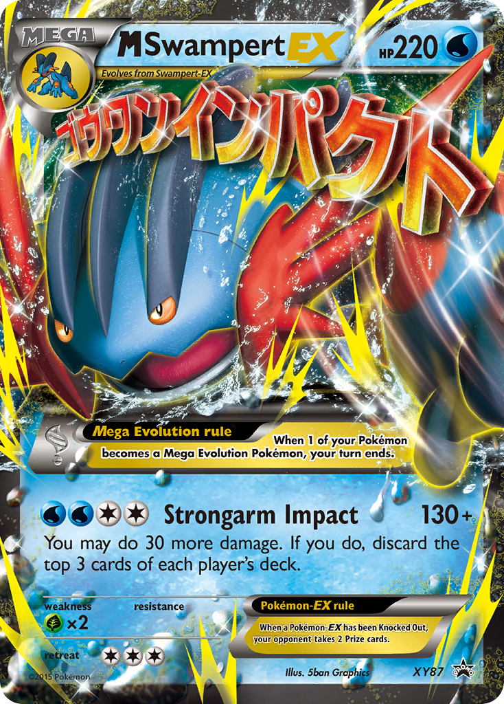 M Swampert EX (XY87) [XY: Black Star Promos] | Golgari Games