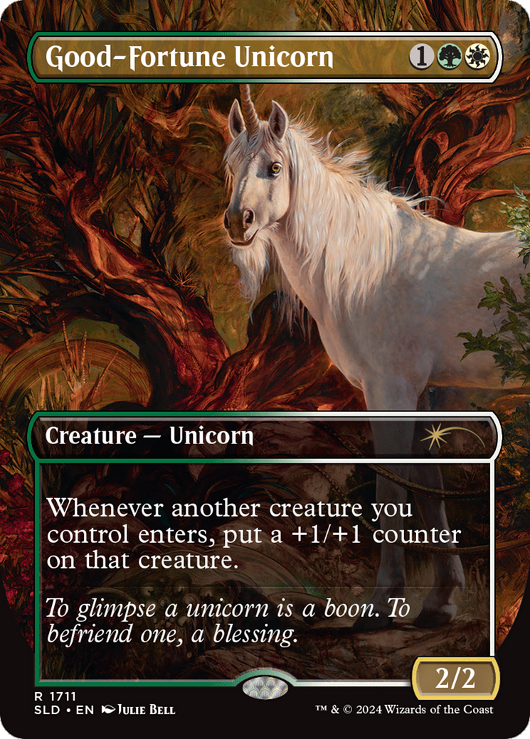 Good-Fortune Unicorn [Secret Lair Drop Series] | Golgari Games