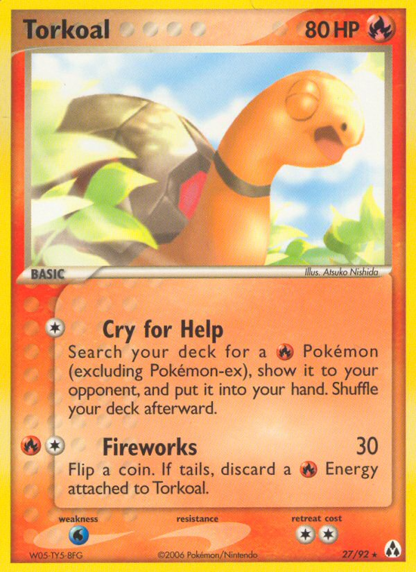 Torkoal (27/92) [EX: Legend Maker] | Local Legends
