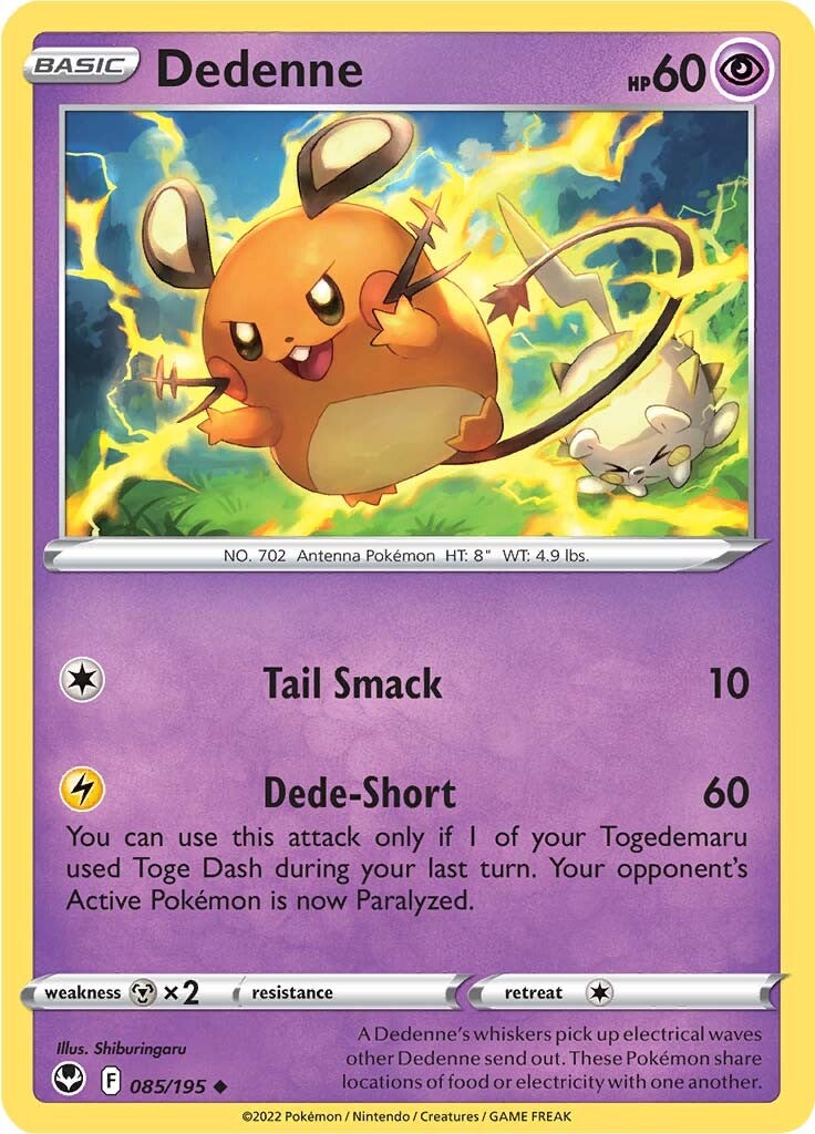 Dedenne (085/195) [Sword & Shield: Silver Tempest] | Golgari Games